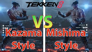 Mishima Style vs Kazama Style Jin has both in Tekken 8 [upl. by Dulcy]