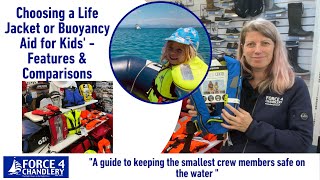 Choosing a Life Jacket or Buoyancy Aid for Kids  Features amp Comparisons [upl. by Nemracledairam]