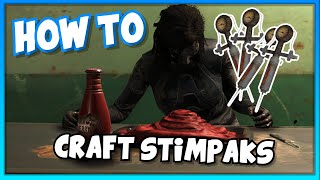 How to craft STIMPAKS in FALLOUT 76 [upl. by Lledraw62]