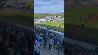 Omari Patrick gets a warm reception from the Paddock carlisleunited tranmererovers [upl. by Ailemap]