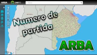 Cómo saber tu número de partida en Buenos Aires CARTO ARBA Paso a Paso [upl. by Ardnuasak]