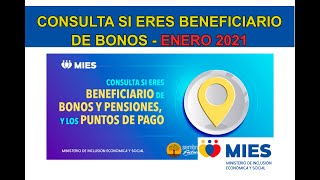 COMO SABER SI SOY BENEFICIARIO DE BONOS O PENSIONES 2021 CONSULTABONO [upl. by Ellehcsor]