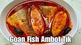 Goan Fish Ambot Tik Curry Recipe  How To Make Ambot Tik  With English Substitles [upl. by Hashimoto392]