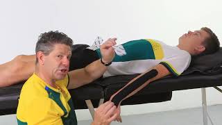 Kinesio Taping for Tennis Elbow  Lateral Elbow Injuries [upl. by Arbba]