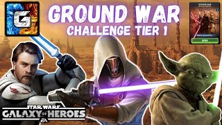 Two Down Ground War Challenge Tier 1 Complete  3 Stars [upl. by Service257]