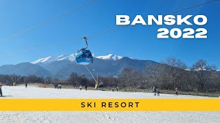 Walk tour Bansko Ski Resort  Bulgaria  2022 [upl. by Colly]