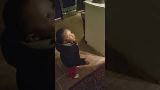 WAIT TILL THE END Baby boy arguing with grandma No touching girls [upl. by Helsell]