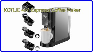 REVIEW 2024 KOTLIE 4in1 Espresso Coffee Maker ESSENTIAL details [upl. by Ken540]