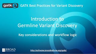 5 Introduction to Germline Variant Discovery [upl. by Giardap]