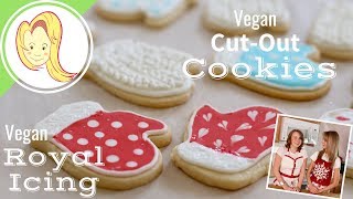 Vegan CutOut Cookies amp Vegan Royal Icing with Kaija [upl. by Eleets]