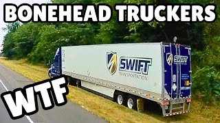 TRY NOT TO CRINGE  Bonehead Truckers of the Week [upl. by Atinuahs]