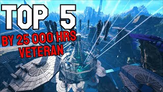 Top 5 Base Spot Ark Ascended for Official Pvp [upl. by Wey]