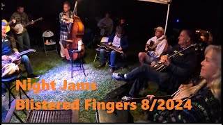 Night Jams at Blistered Fingers Bluegrass Festival [upl. by Eycats]