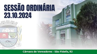 12ª Reunião da 2ª Sessão Ordinária da Câmara Municipal de São Fidélis 2024 [upl. by Rogerio485]