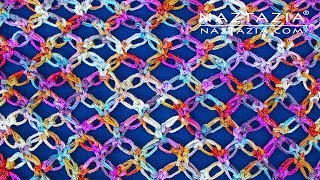 HOW to CROCHET SOLOMONS KNOT STITCH  Lovers Knot Love Knot Hail Stone Salomon [upl. by Nethsa]