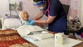 TRACHEOSTOMY CARE OSCE [upl. by Nwhas]