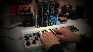 Accidental Workbench Jam With Modular Synth And Mellotron [upl. by Roselba]