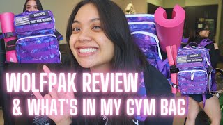 wolfpak 35L backpack review  whats in my gym bag [upl. by Shue327]