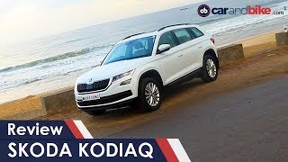 Skoda Kodiaq Review India  NDTV carandbike [upl. by Keiko]