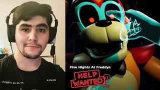 REACCIONANDO AL TRAILER DE FNAF HELP WANTED 2 [upl. by Releehw653]