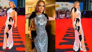 JLo just gave the revenge dress a risqué update in 1st red carpet post divorce from Ben Affleck [upl. by Hsirahc]