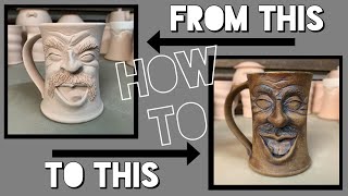 How To Use Red Iron Oxide Wash On Pottery [upl. by Ahtenek]