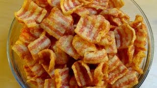 Bacon Snack baconinspired chips Crusti Croc LIDL [upl. by Latreshia365]