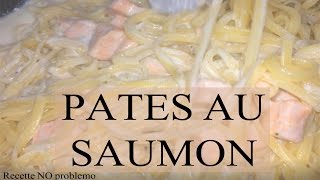 Pates au saumon  Recette NO problemo [upl. by Ahseiuqal]