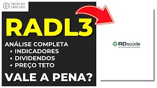 RAIA DROGASIL  RD SAÚDE  RADL3  VALE A PENA ANÁLISE COMPLETA CLARA E OBJETIVA DA AÇÃO [upl. by Hale202]