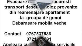 transport mobila veche  aruncat la gunoi 0767537586 evacuare mobila veche lemn golire apartamente [upl. by Annoeik101]