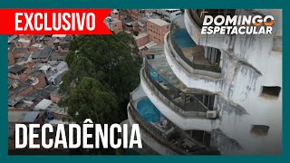 Domingo Espetacular entra no prédio dos livros de Geografia que hoje exibe marcas de abandono [upl. by Prosperus]