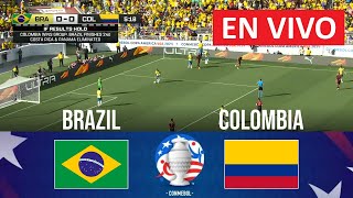 🔴BRASIL vs COLOMBIA EN VIVO  Copa América 2024  Partido En vivo hoy [upl. by Joete]