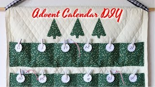 Advent Calendar DIY  Simple Sewing Tutorial [upl. by Nhguavad600]