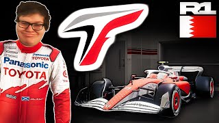 🔴TOYOTA RETURNS TO F1  F1 24 My Team Career  Round 1 Bahrain Live [upl. by Hiller]