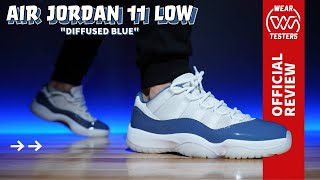 Air Jordan 11 Low Diffused Blue [upl. by Ashlan263]