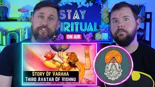 Varaha Avatar Story  Third Avatar Of Vishnu  Hindu Saga  FOREIGNERS REACTION  Hinduism Gods [upl. by Nnayrrehs]