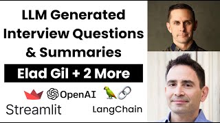 ChatGPT made my interview questions for me Streamlit  LangChain [upl. by Davilman]