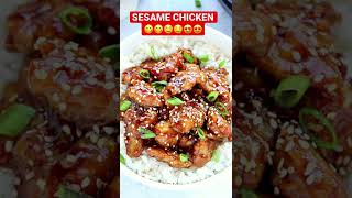 Sesame chicken  Easy fast and incredibly delicious 😋😋😋😋😋 [upl. by Ainahs]