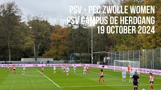 204 PSV Eindhoven  PEC Zwolle women  19 October 2024 [upl. by Buddie]