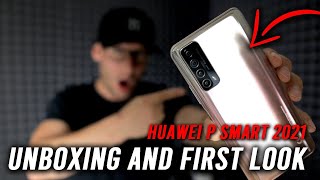 Huawei P Smart 2021 Unboxing and First Look [upl. by Naloc874]