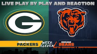 Packers vs Bears Live Play by Play amp Reaction [upl. by Donelson]