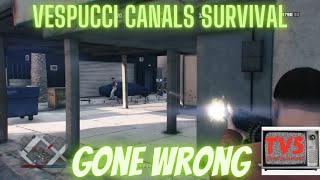 Vespucci Canals Survival GONE WRONG  GTA 5 [upl. by Eilhsa]