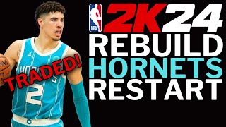 Trading the Entire Hornets Starting Lineup in NBA 2K24 [upl. by Jarv569]