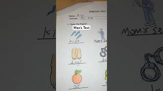 Grading Max’s test asmr school teacher test quiz emojichallenge [upl. by Noitsirhc478]