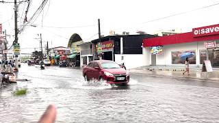 Surviving The Rain And Flooding In Angeles City Philippines 🇵🇭 [upl. by Weisberg]