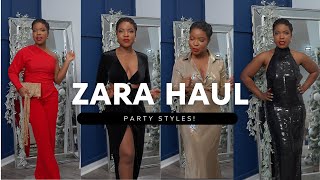 Zara Haul  Ringing in 2024 in Style  Trying on New Years Eve Outfits [upl. by Niliac458]