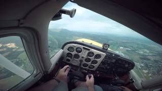 Intro Flight Lesson at Eagles Nest KW13 in Waynesboro VA USA [upl. by Schnapp546]