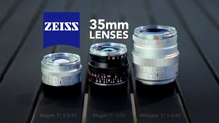 Comparing the Zeiss 35mm ZM Lenses for Leica [upl. by Oleta913]