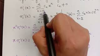 Bessel equation part 1 first kind  linear equation with regular singular point [upl. by Orimisac]