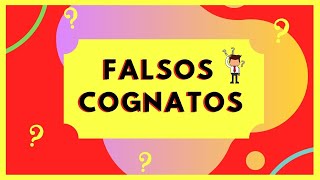 😲FALSOS COGNATOS EM ESPANHOL [upl. by Esineg]